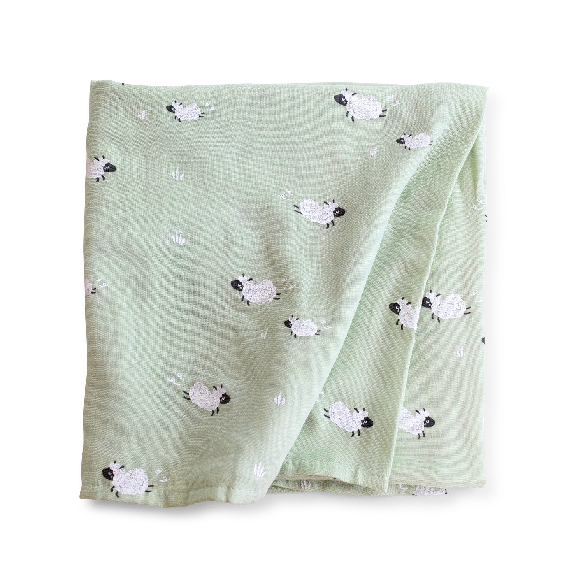 "Funny Farm" Muslin Swaddle