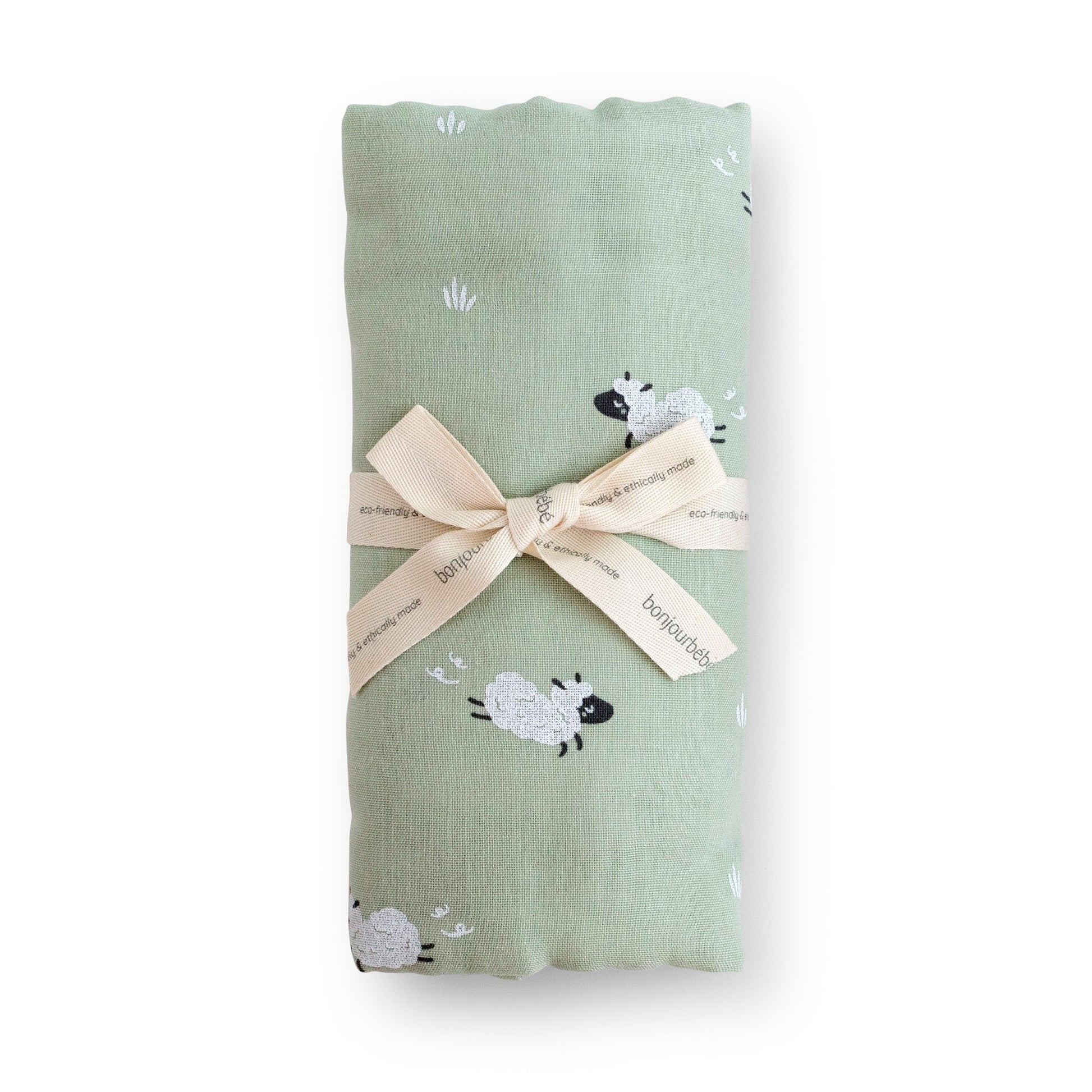 "Funny Farm" Muslin Swaddle