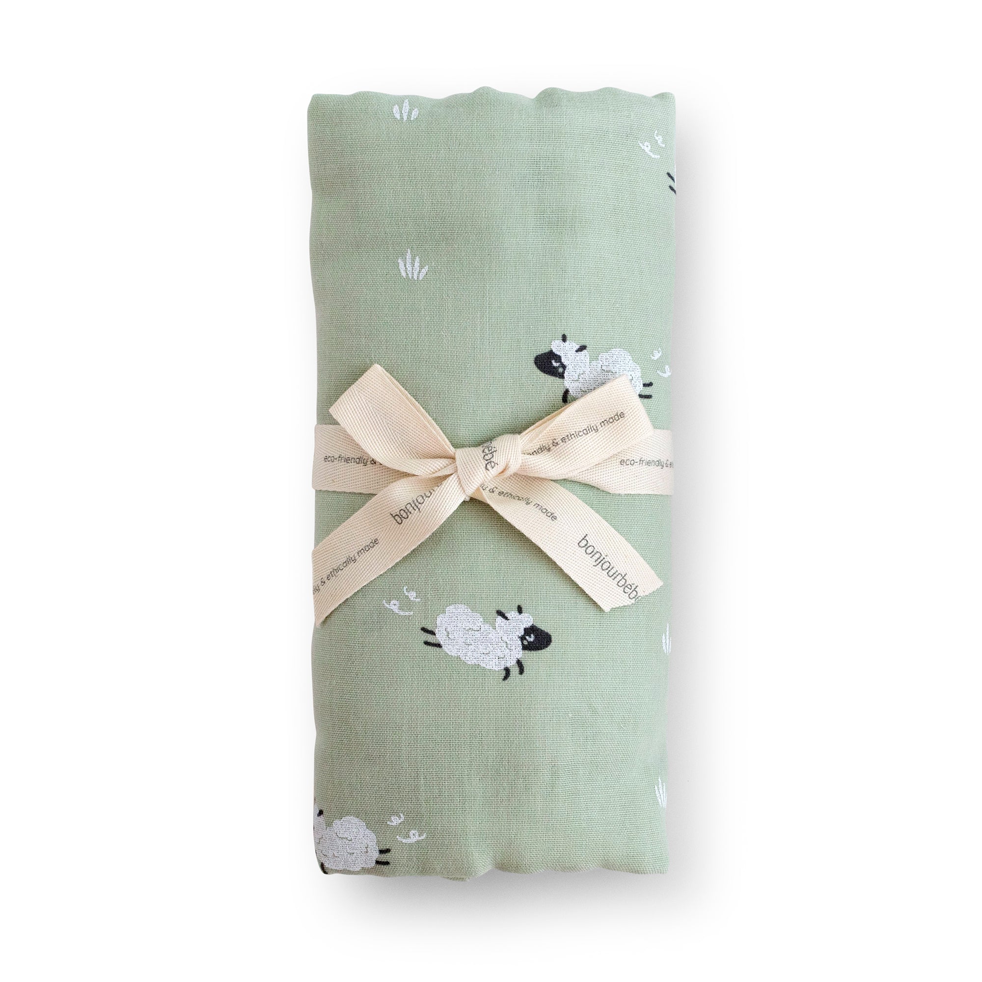 "Funny Farm" Muslin Swaddle