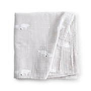 Polaris "Glacier Grey" Muslin Swaddle
