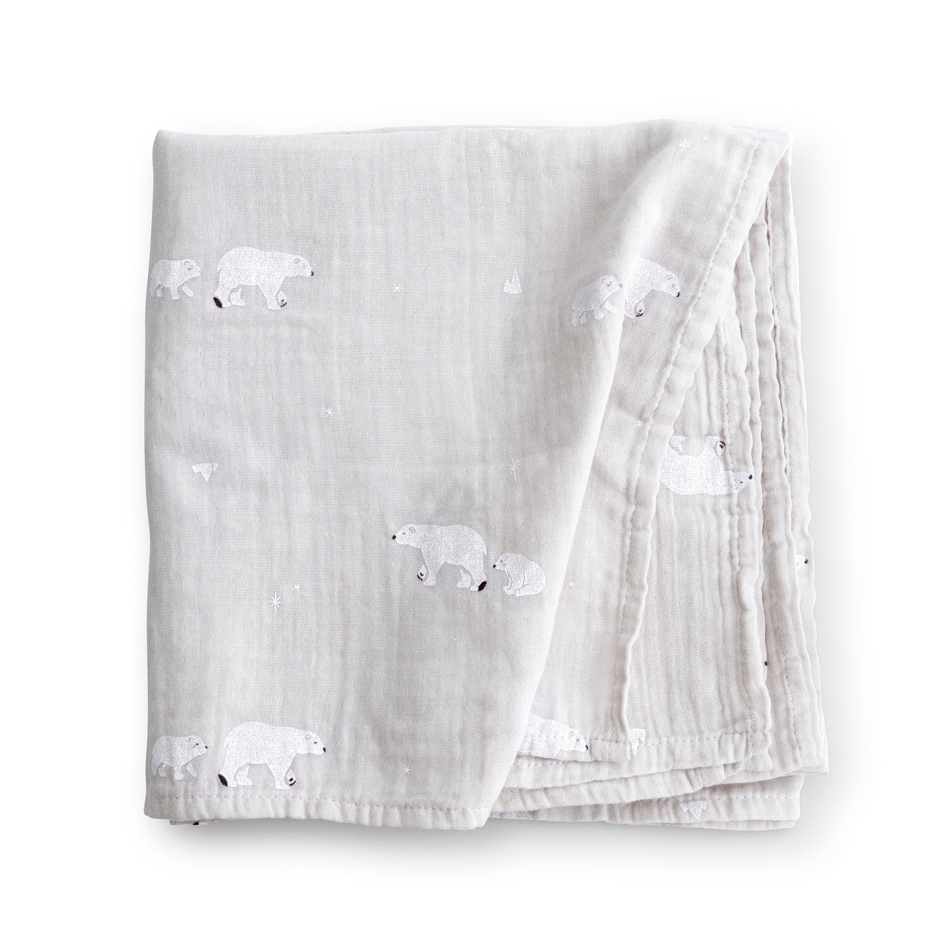 Polaris "Glacier Grey" Muslin Swaddle