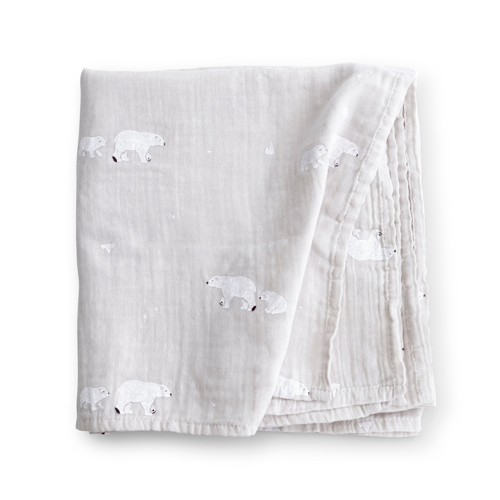 Polaris "Glacier Grey" Muslin Swaddle
