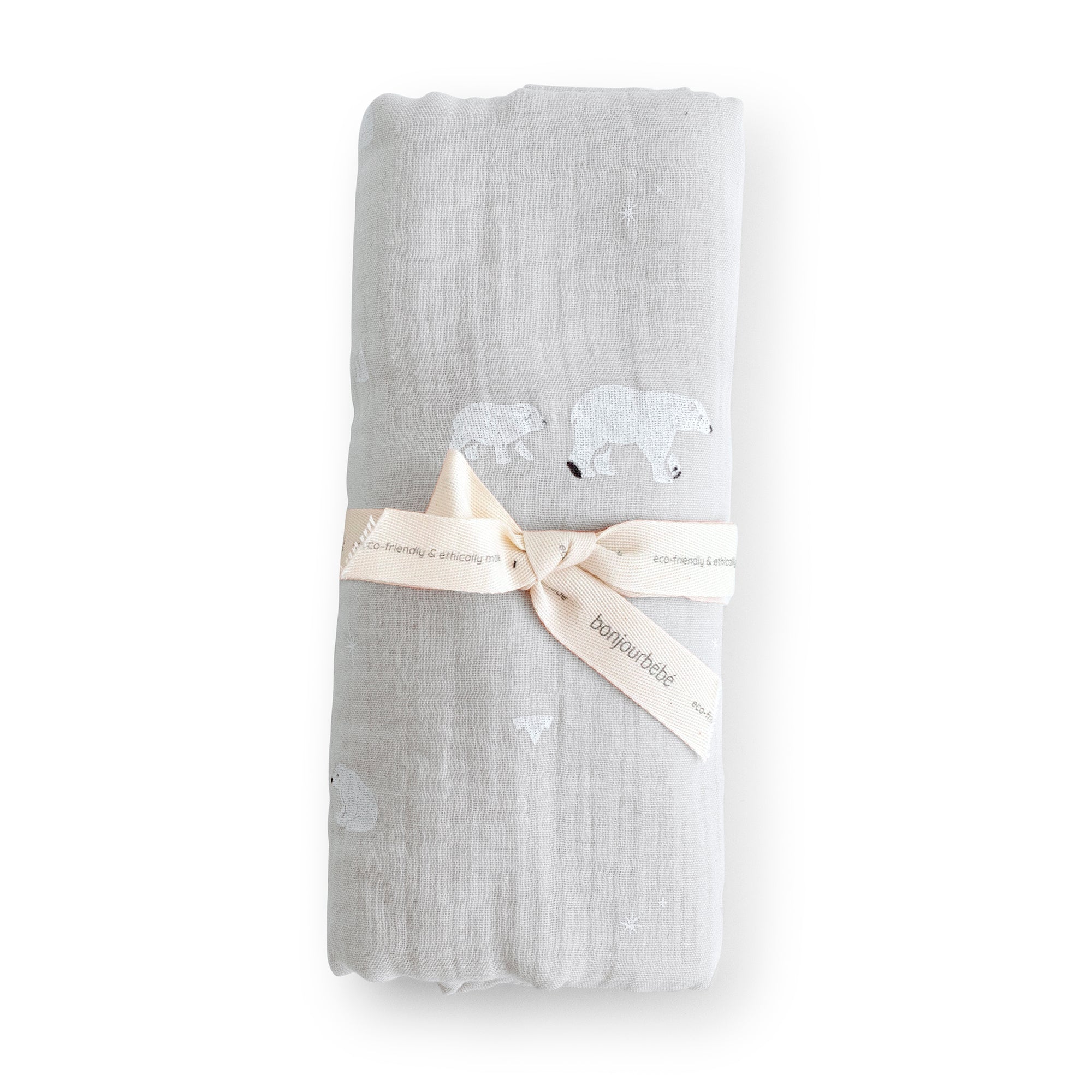 Polaris "Glacier Grey" Muslin Swaddle