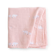 Polaris "Dusty Pink" Muslin Swaddle
