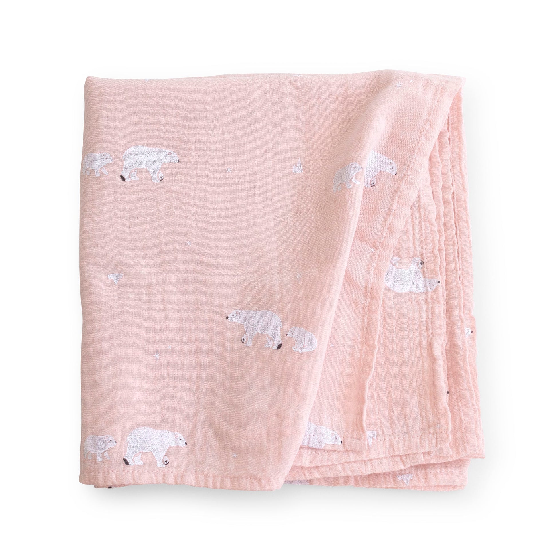Polaris "Dusty Pink" Muslin Swaddle
