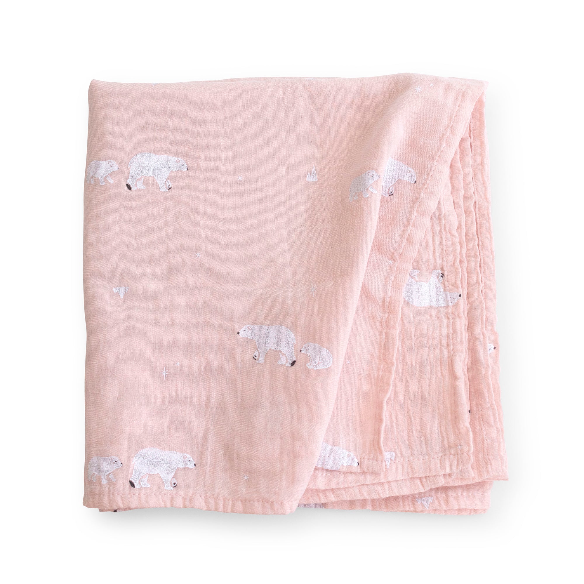 Polaris "Dusty Pink" Muslin Swaddle
