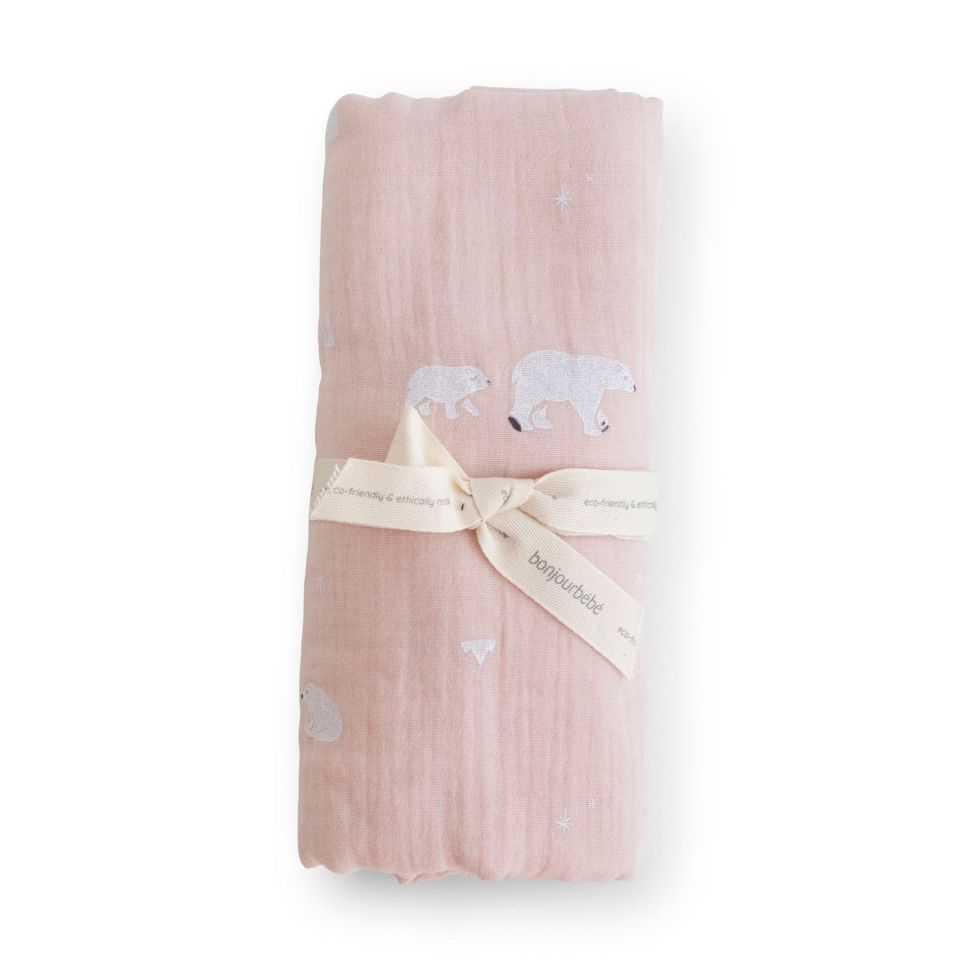 Polaris "Dusty Pink" Muslin Swaddle