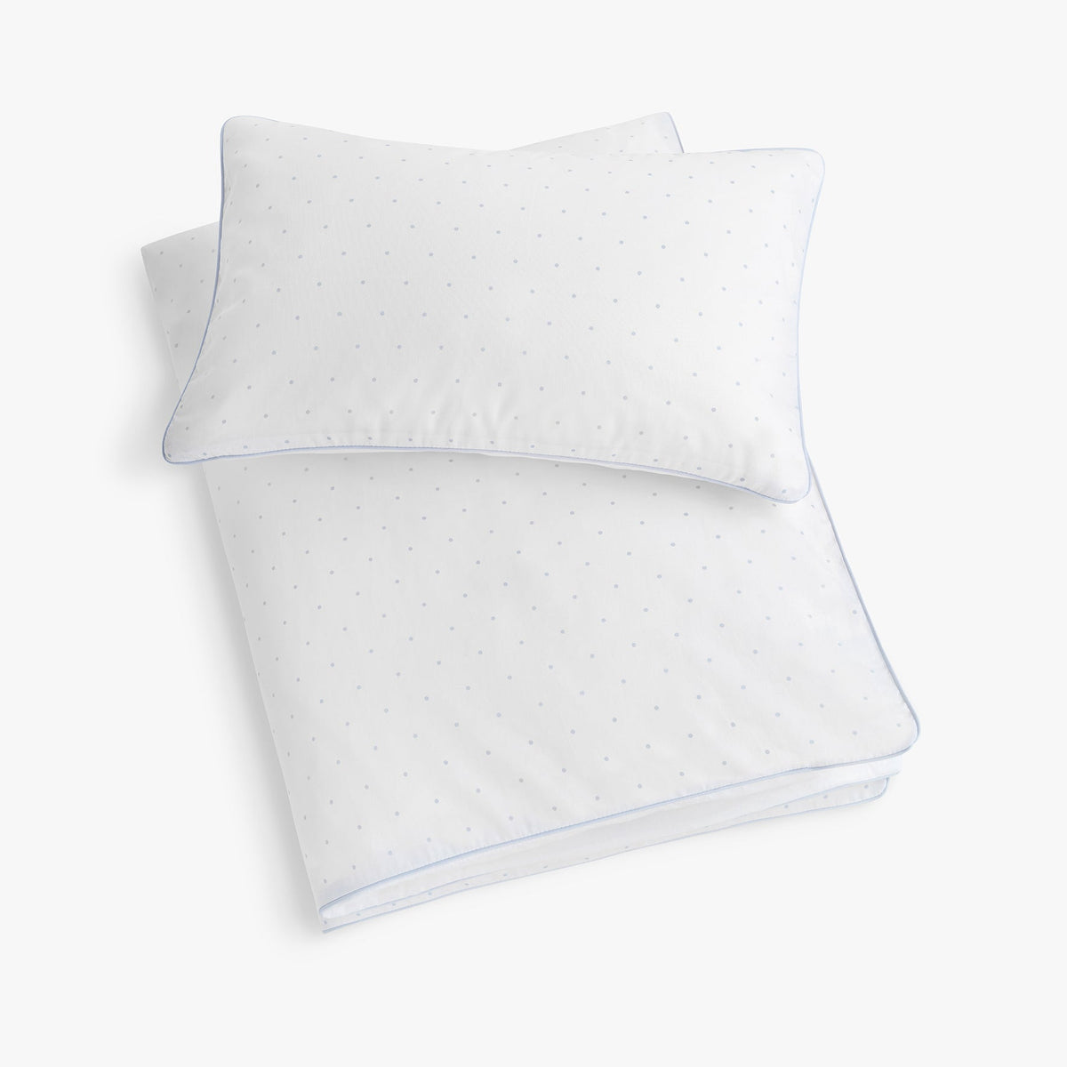 Classic Polka Dot Toddler Duvet - Blue