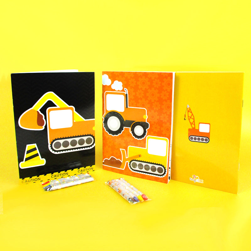 Construction Trucks Coloring Books - Set Of 6 Or 12