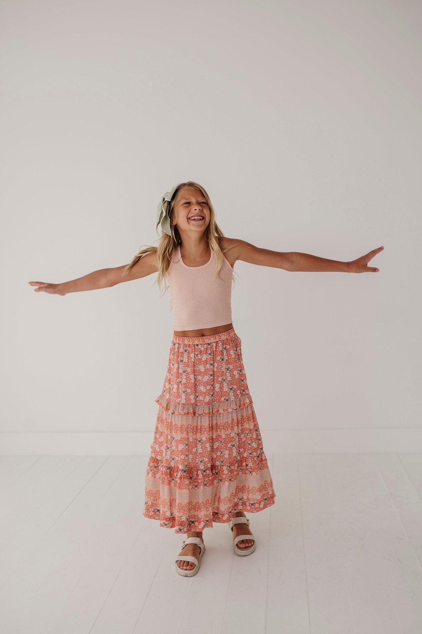 Tiered Maxi Skirt