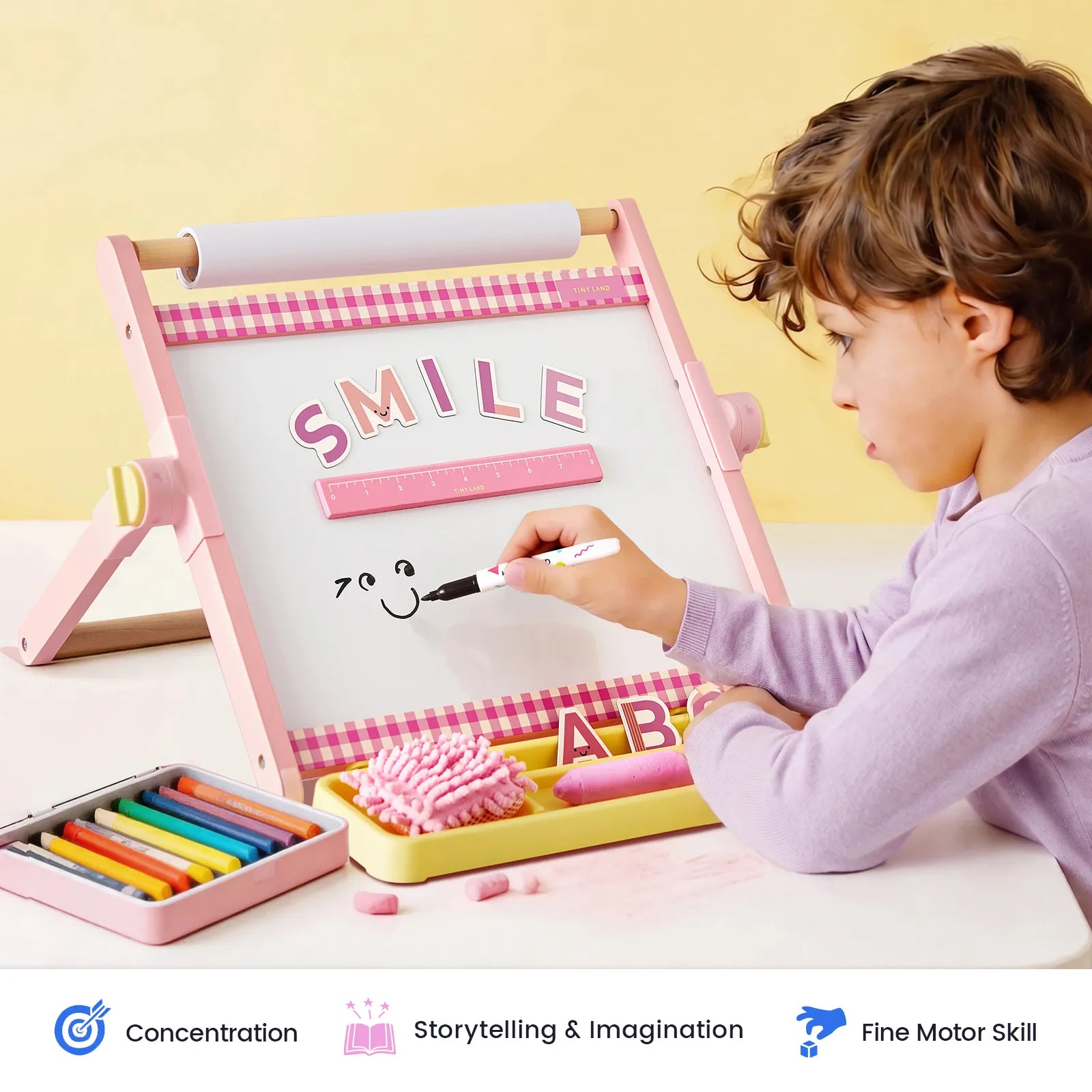 ® Double-sided Magnetic Tabletop Easel