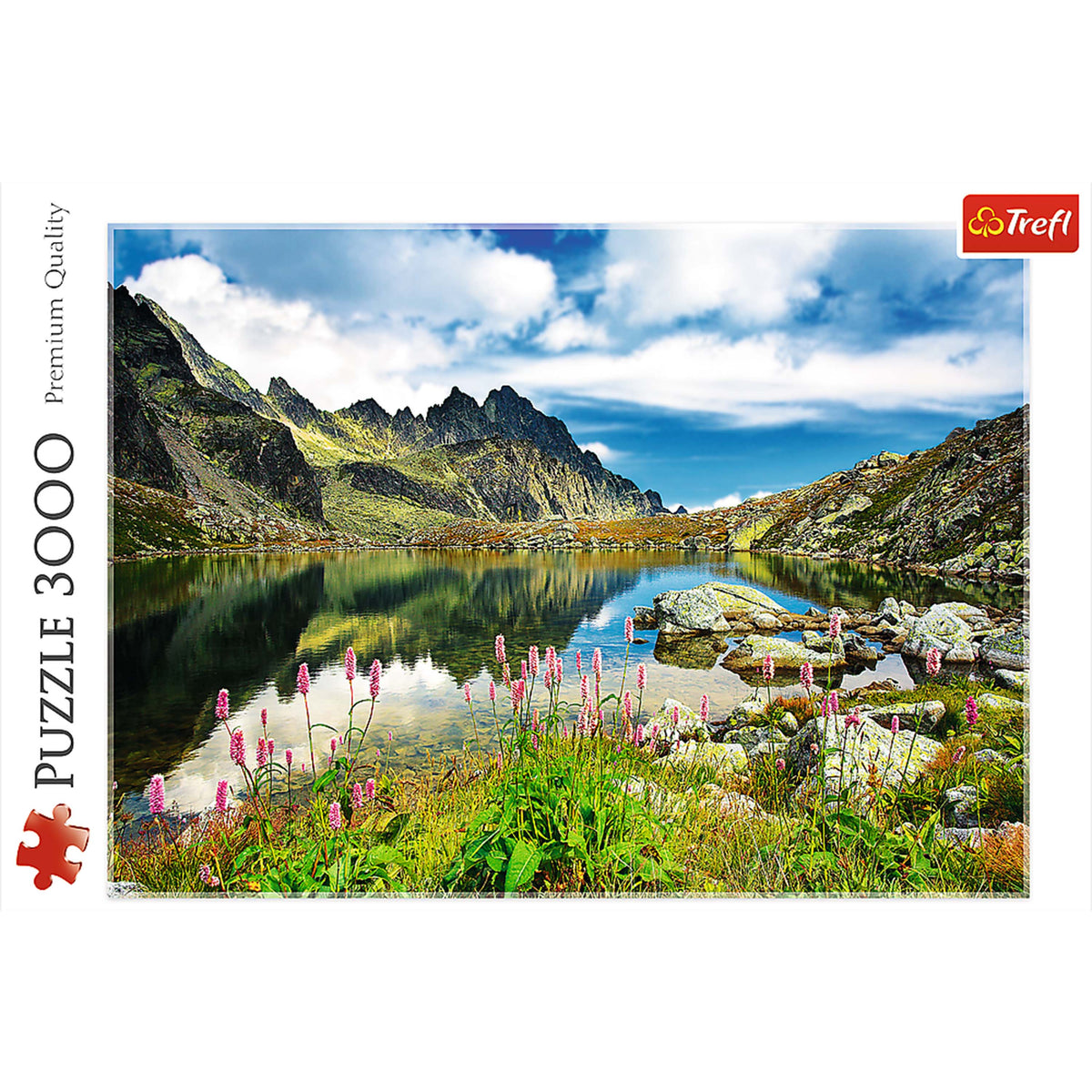 Red 3000 Piece Puzzle - Staroleniaski Pond, Tatras, Slovakia / Wodarczyk