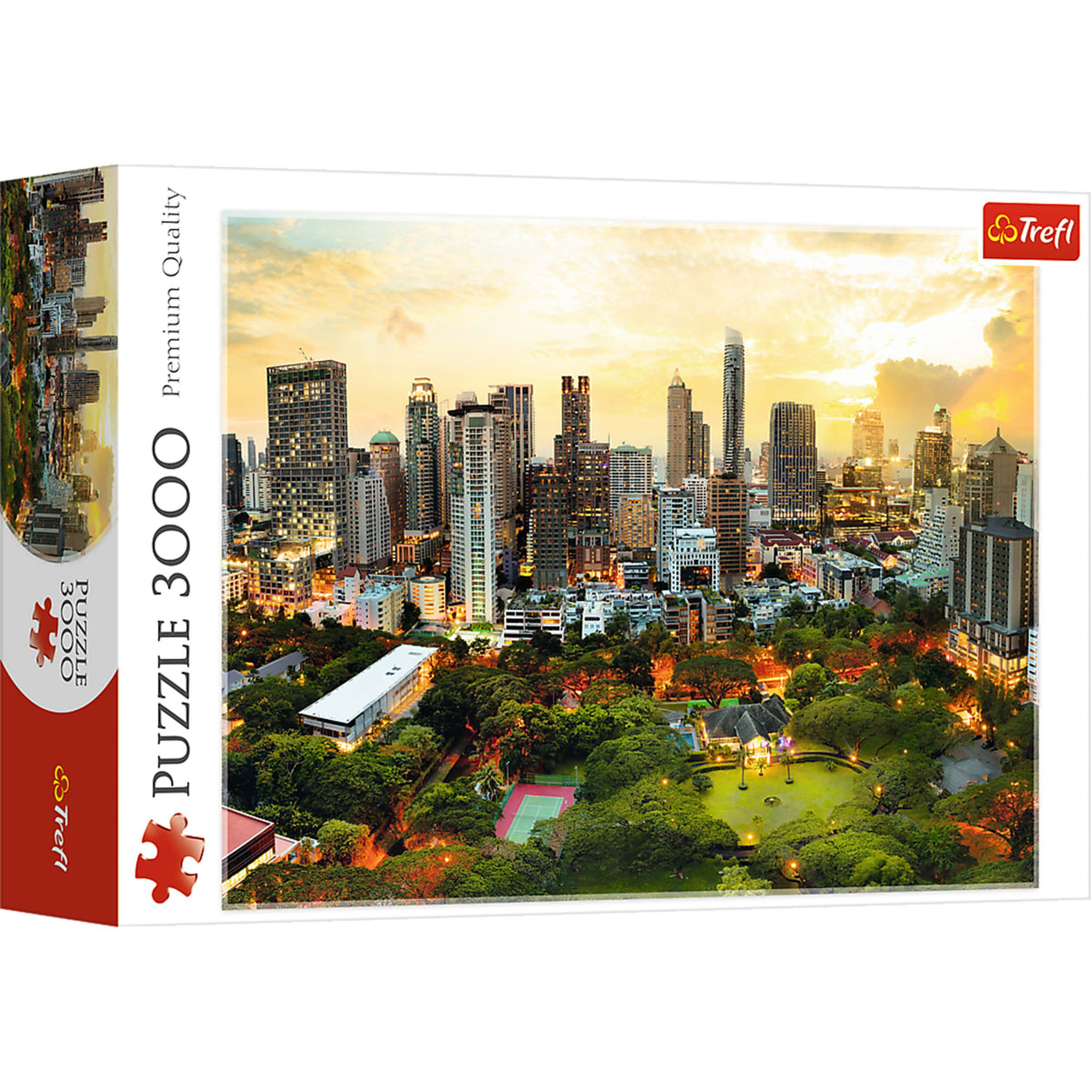 Red Sunset In Bangkok 3000 Piece Puzzle