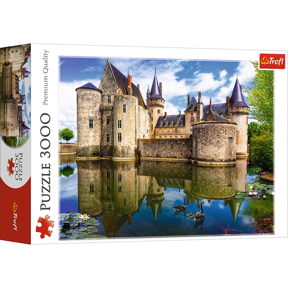 Red Castle In Sully-sur-loire, France 3000 Piece Puzzle