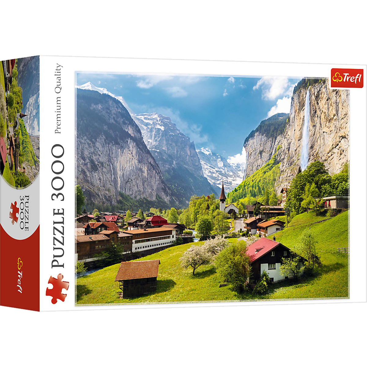 Red Lauterbrunnen, Switzerland 3000 Piece Puzzle