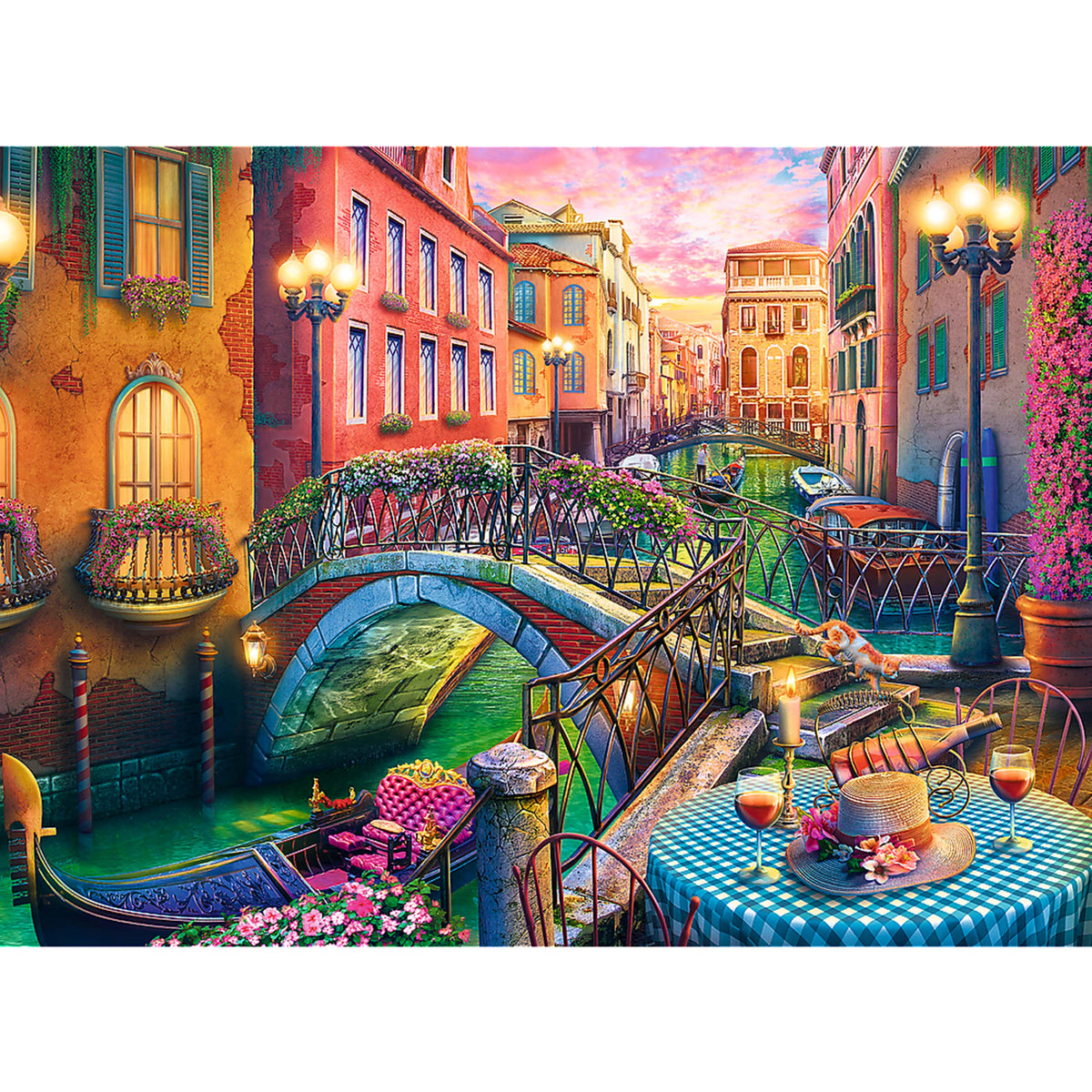 Red An Evening In Venice 3000 Piece Puzzle