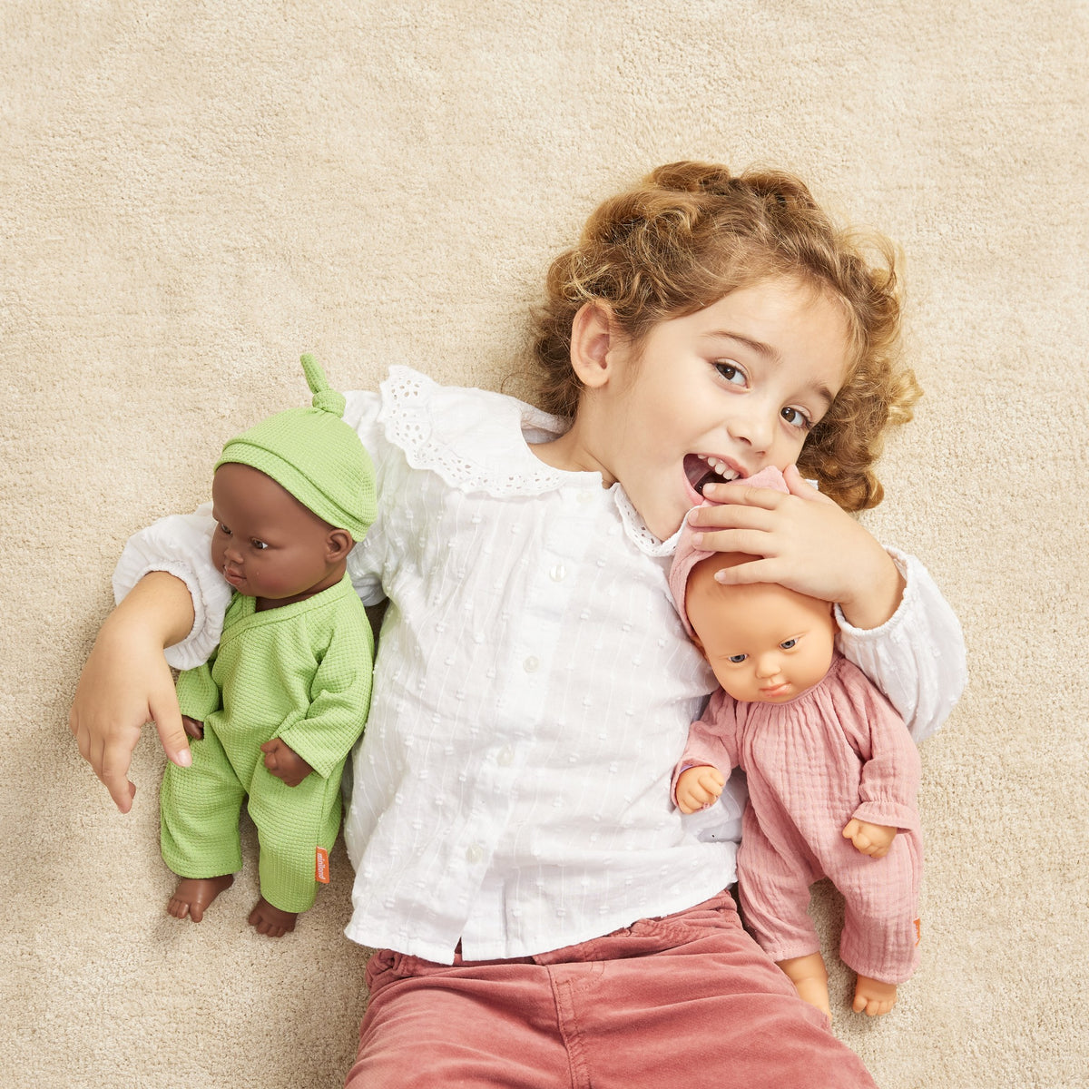 Baby Doll Caucasian Girl With Down Syndrome 12⅝”