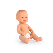 Baby Doll Caucasian Boy With Down Syndrome 12⅝”