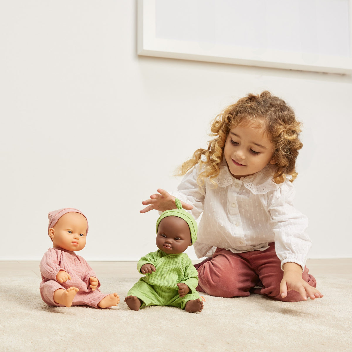 Baby Doll African Girl With Down Syndrome 12⅝”