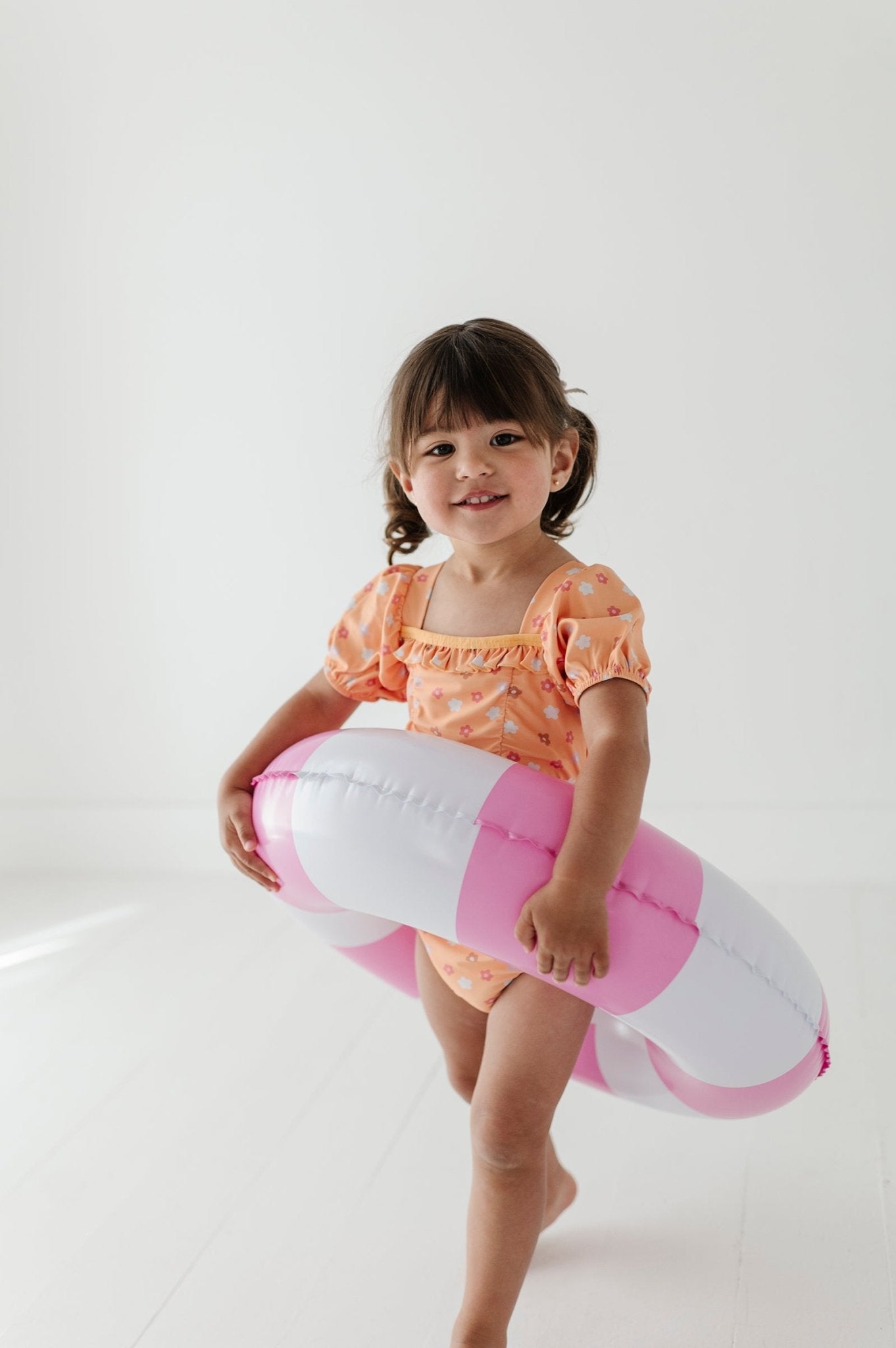 Girl's Puff Sleeve Swimsuit