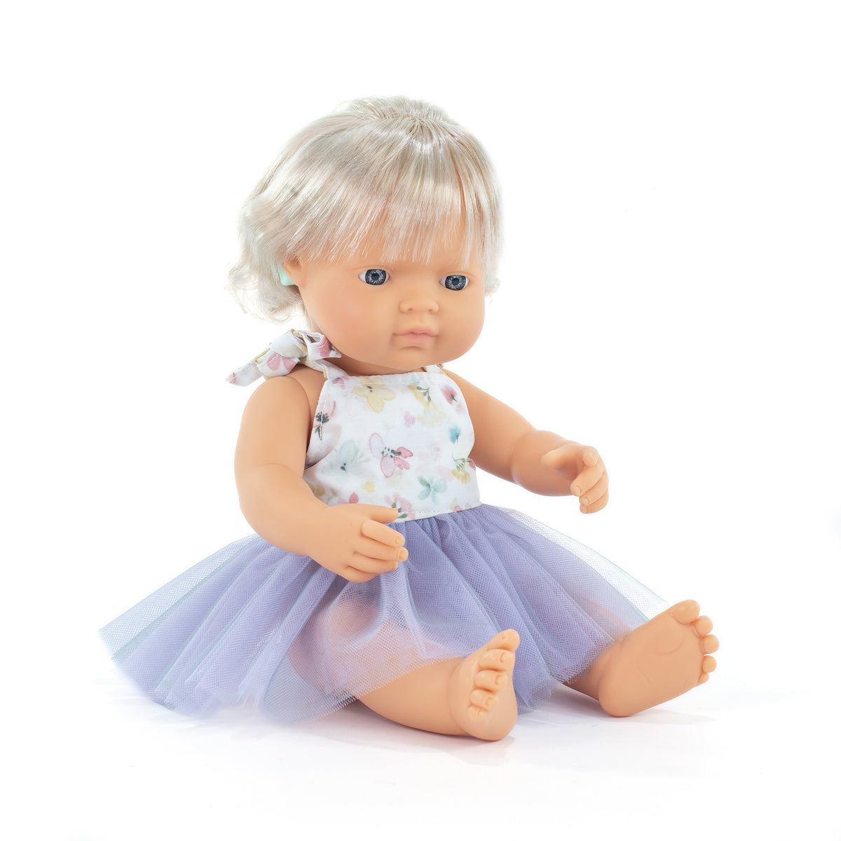 Baby Doll Caucasian Girl With Hearing Implant 15'' (Box) - My Friends & Me