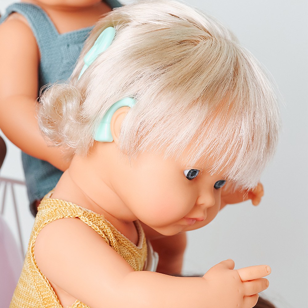 Baby Doll Caucasian Girl With Hearing Implant 15'' (Box) - My Friends & Me