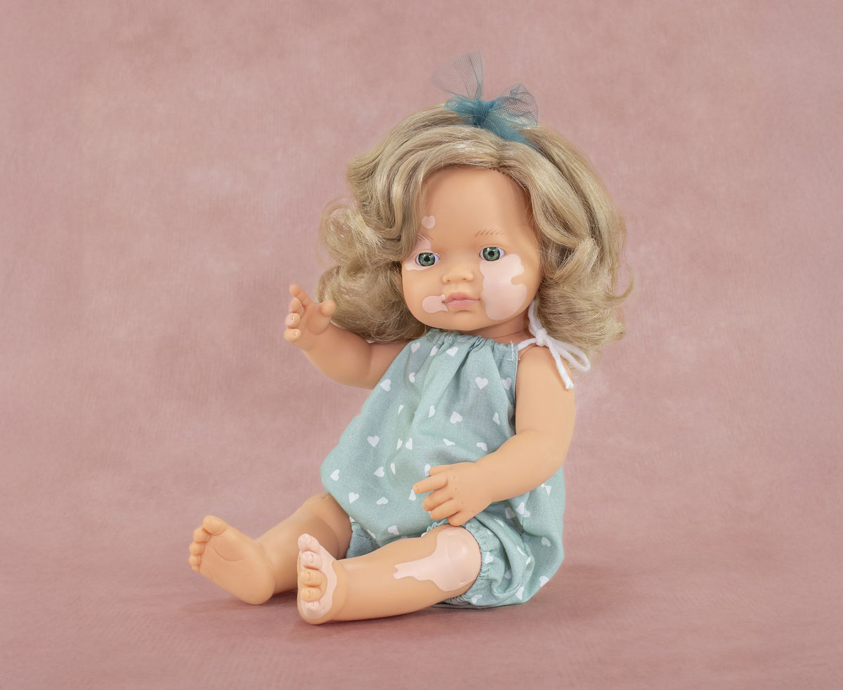 Baby Doll Caucasian Girl With Vitiligo 15'' (Box) - My Friends & Me
