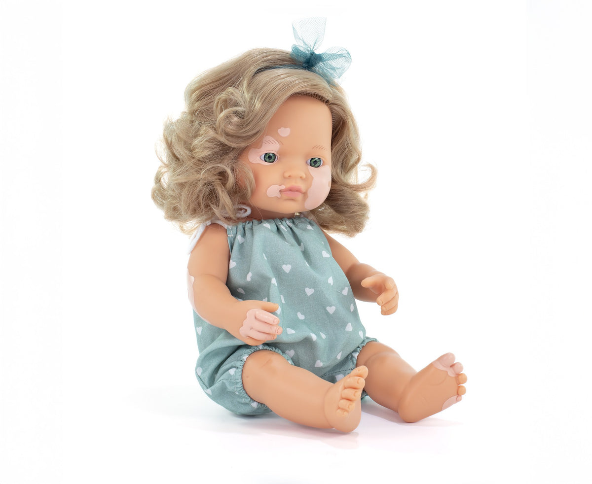Baby Doll Caucasian Girl With Vitiligo 15'' (Box) - My Friends & Me