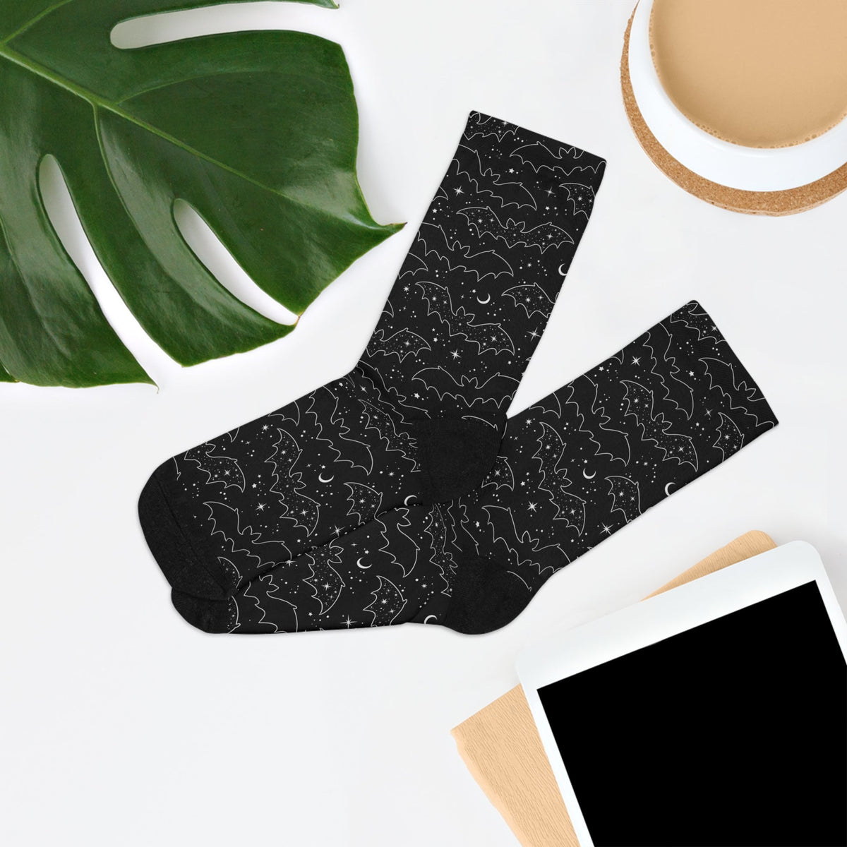 Celestial Bats Recycled Poly Socks (adults)