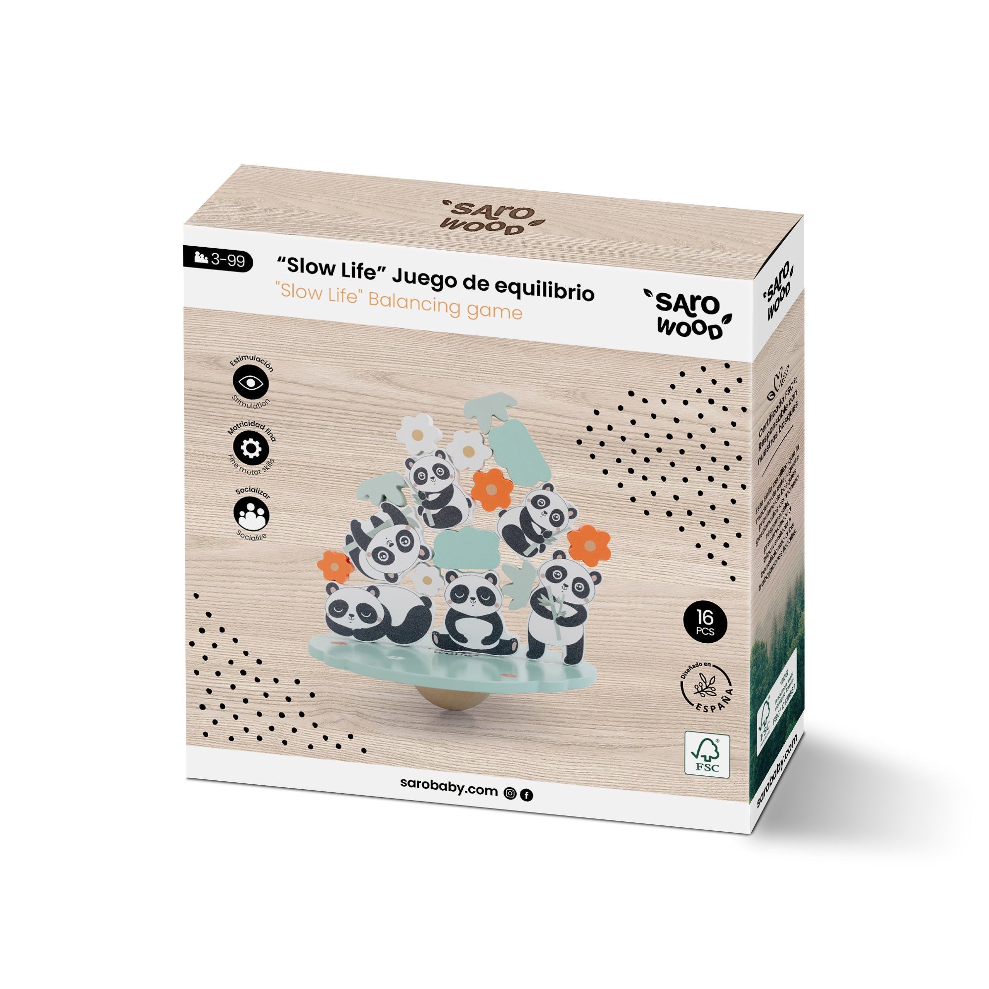"Slow Life" 18 pcs Balancing Game
