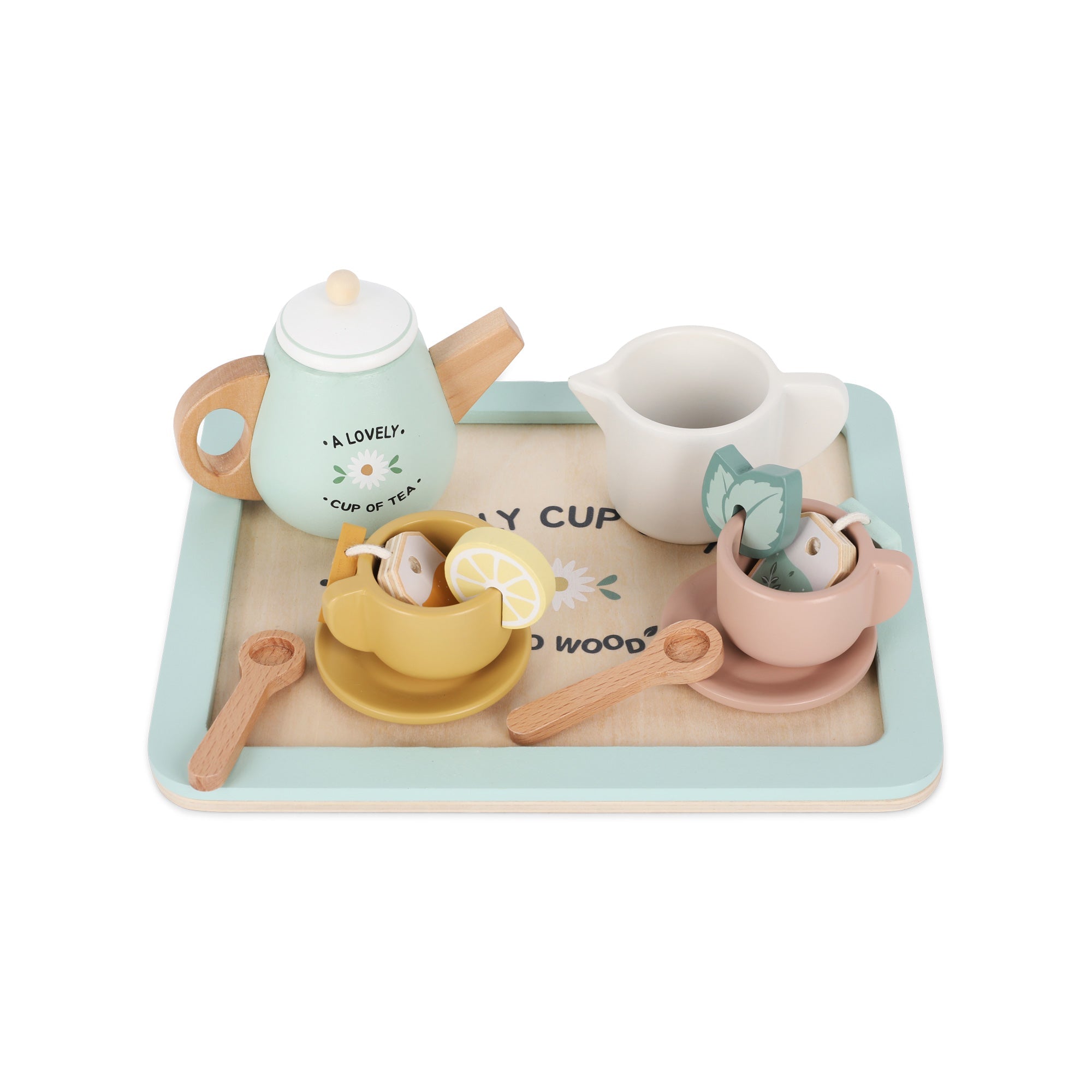 Wooden Tea Time Tea Set