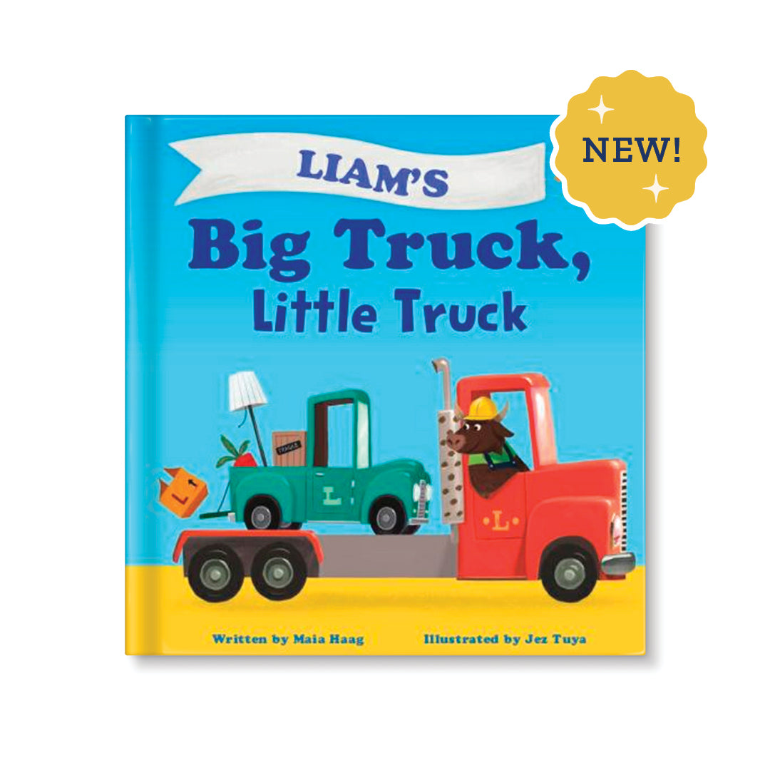 My Big Truck, Little Truck Personalized Board Book