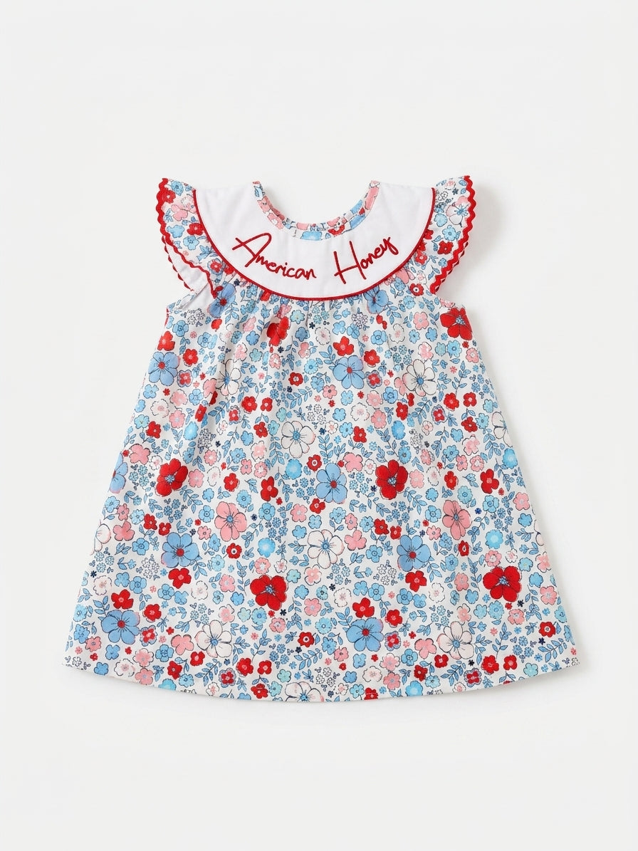 American Honey Embroidery Dress