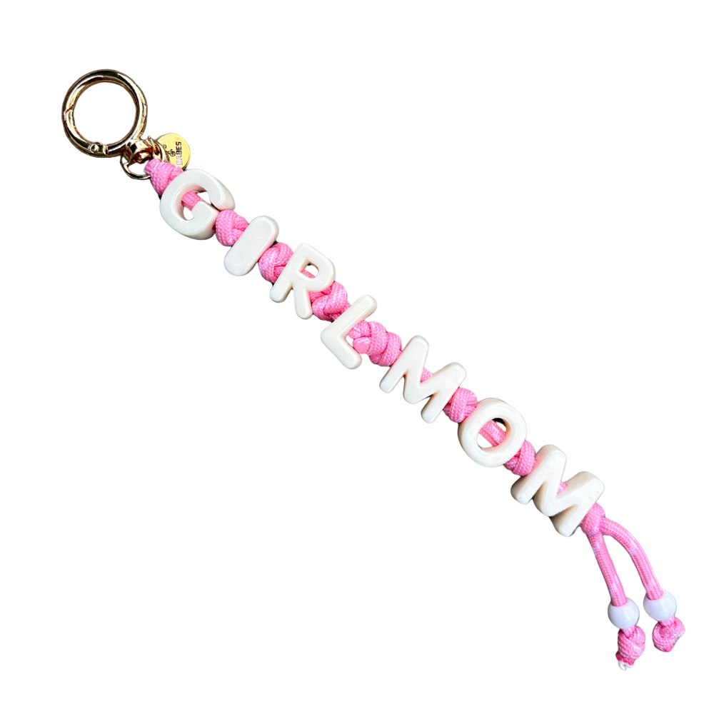 Girl Mom ♡ Bag Charm