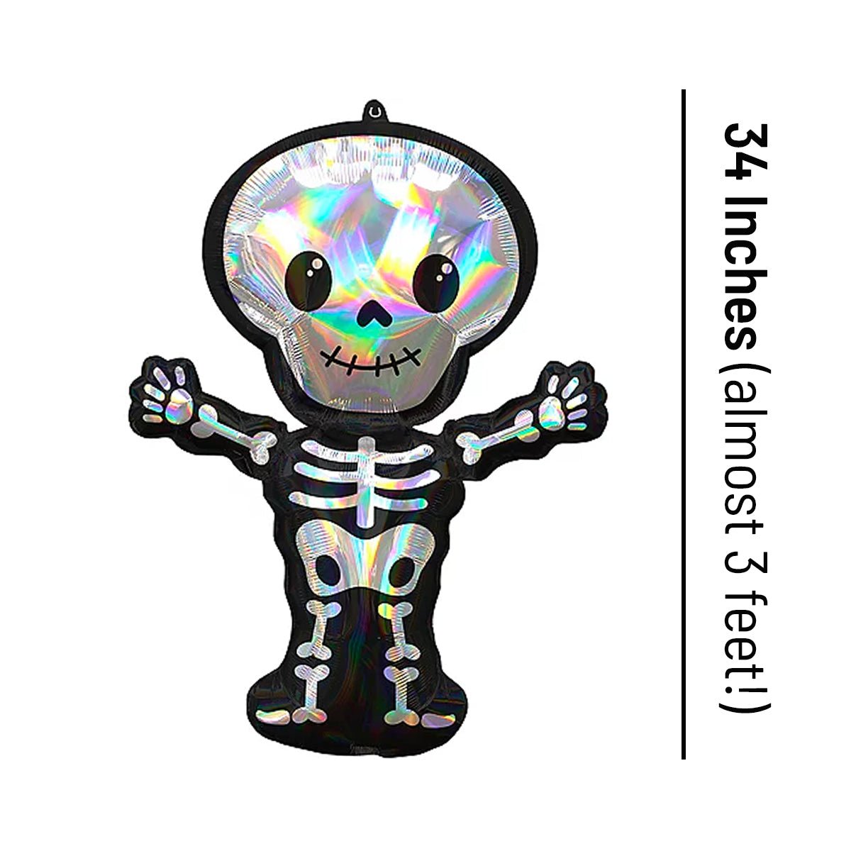 Iridescent Skeleton Balloon