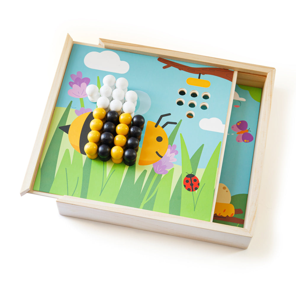 Garden Art Peg Board By Bigjigs Toys Us