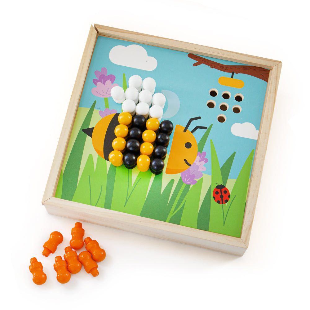 Garden Art Peg Board By Bigjigs Toys Us