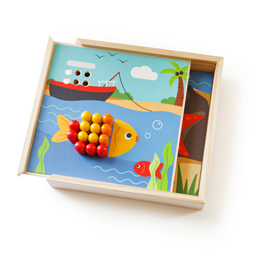 Seaside Peg Art Board By Bigjigs Toys Us