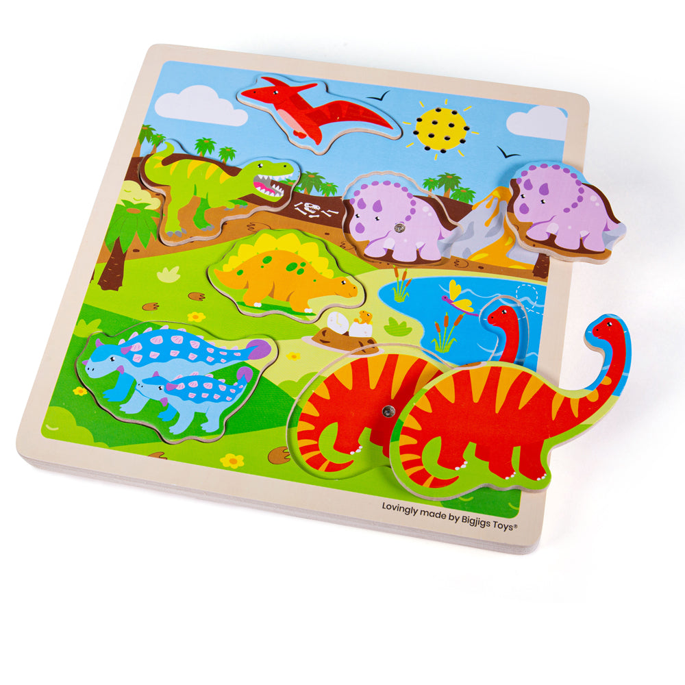 Sound Puzzles - Dinosaurs by Bigjigs Toys US