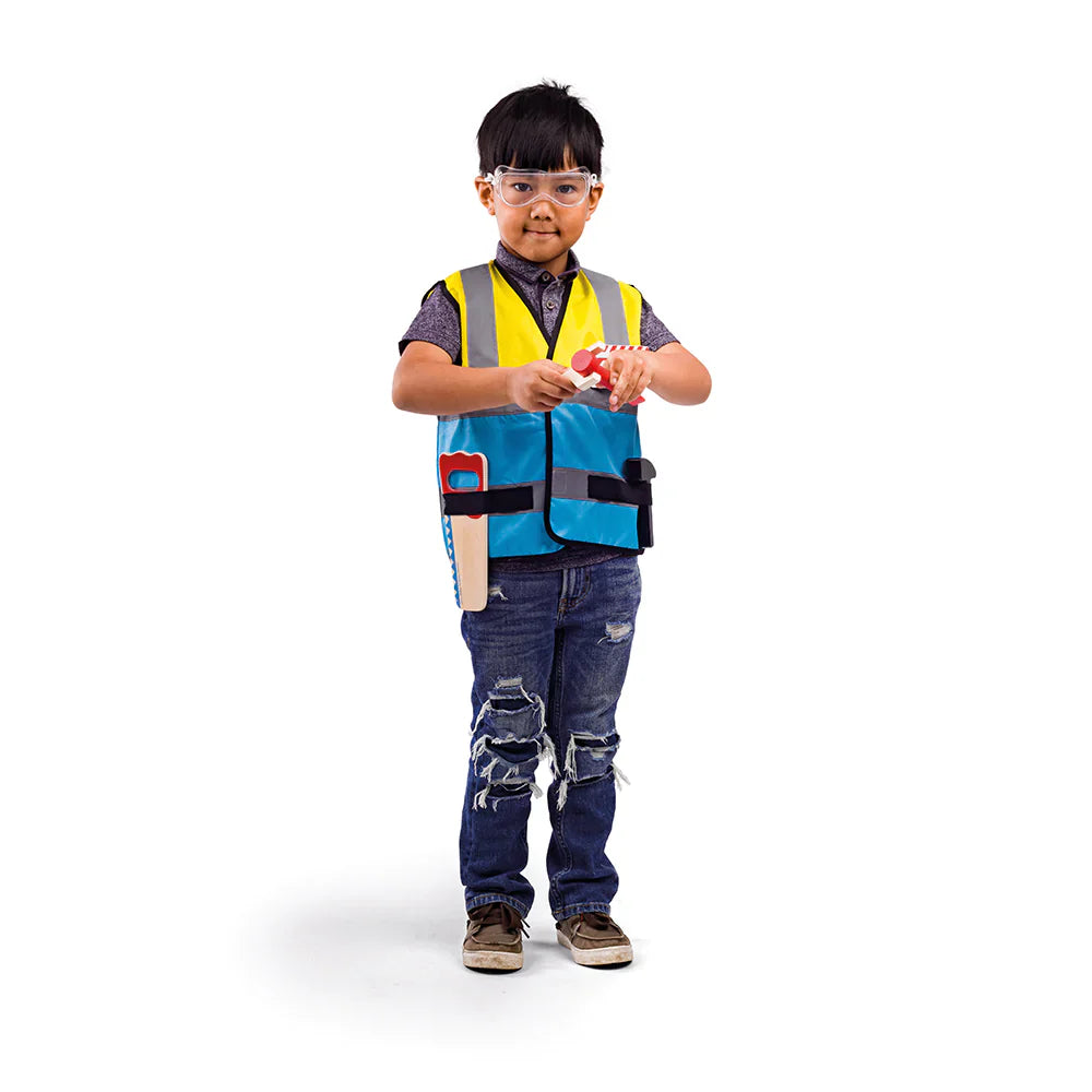 Builder Dress Up (without Helmet) By Bigjigs Toys Us