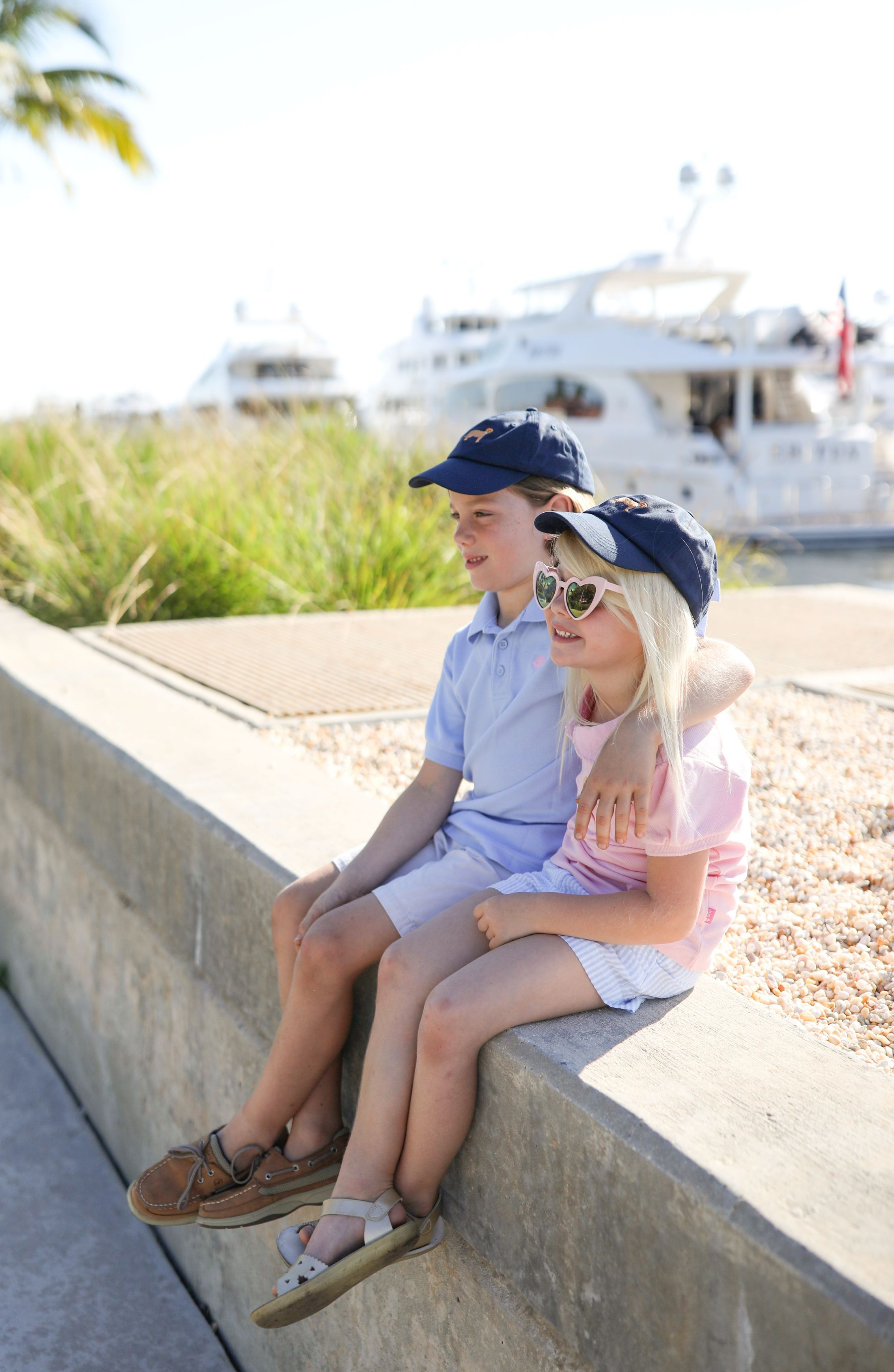 Dog Bow Baseball Hat (girls)