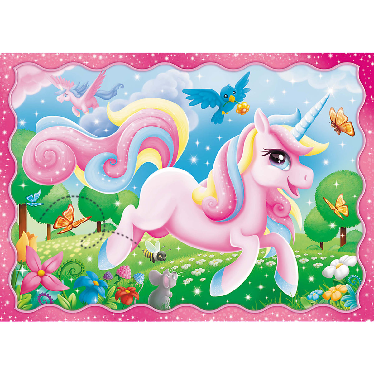 Preschool 4 In 1 Puzzle - Unicorns And Magic