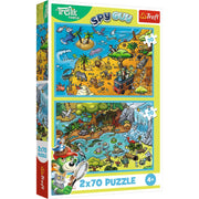 Kids ik Family - iks In Animal Land 2x70 Piece Puzzle