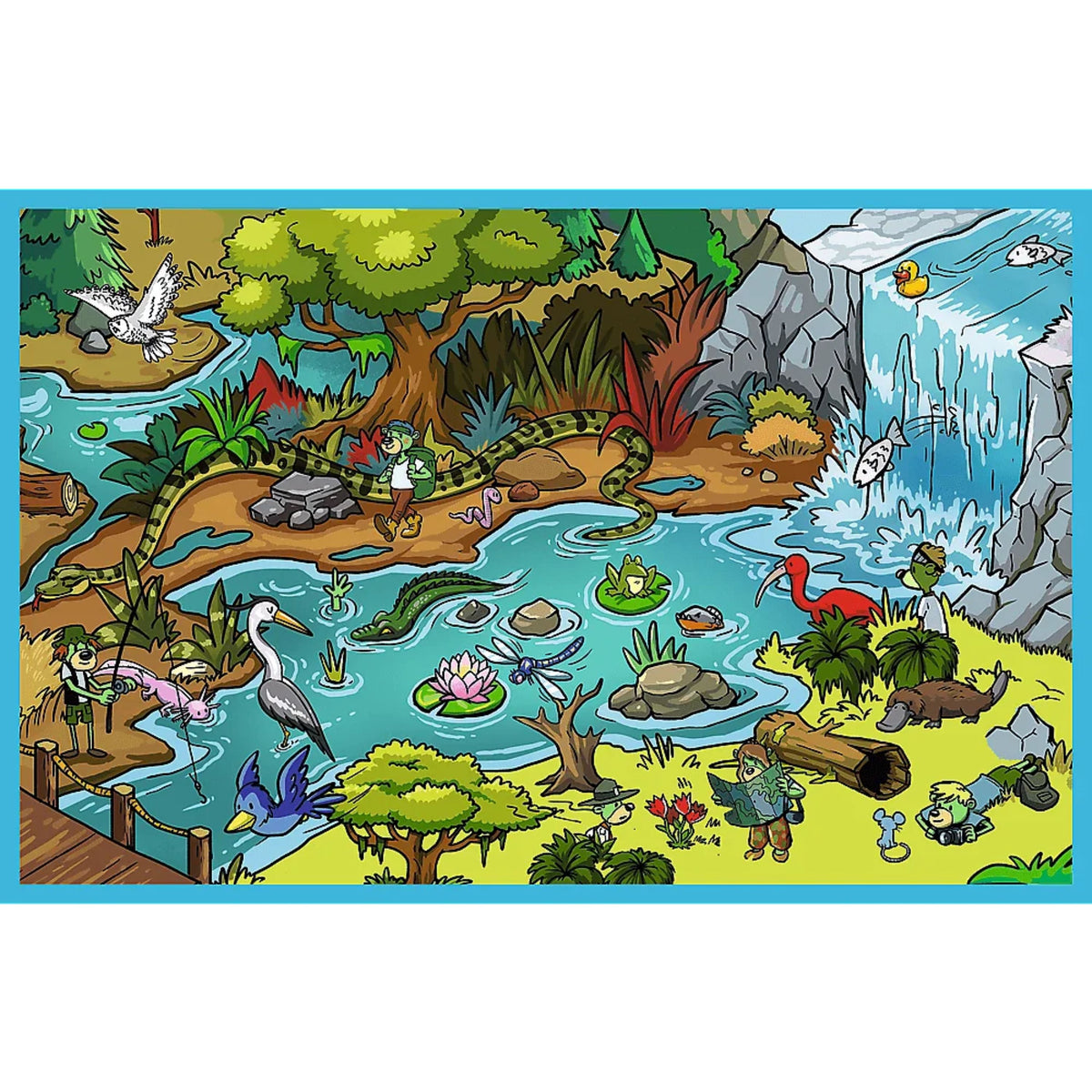 Kids ik Family - iks In Animal Land 2x70 Piece Puzzle