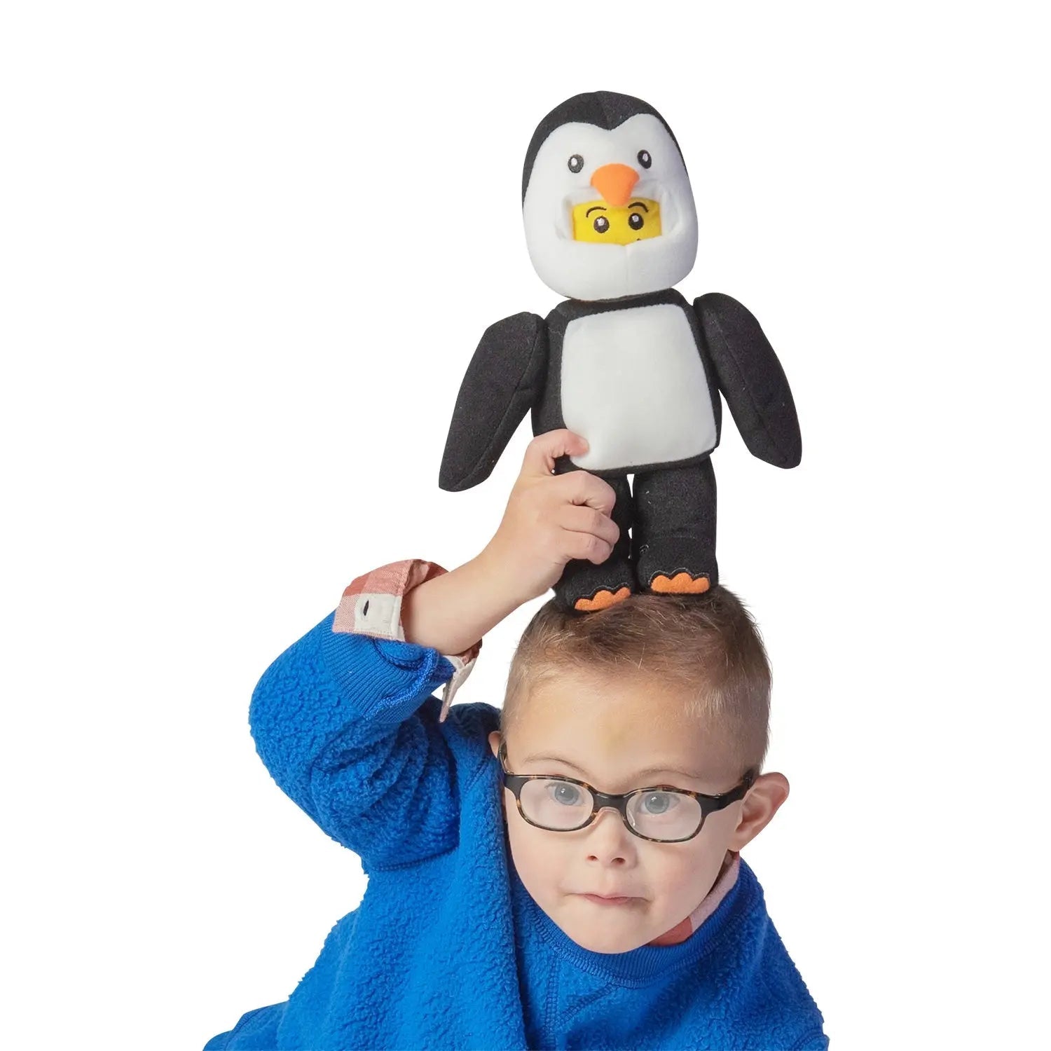 LEGO® Penguin Boy Plush Minifigure Small by Manhattan Toy