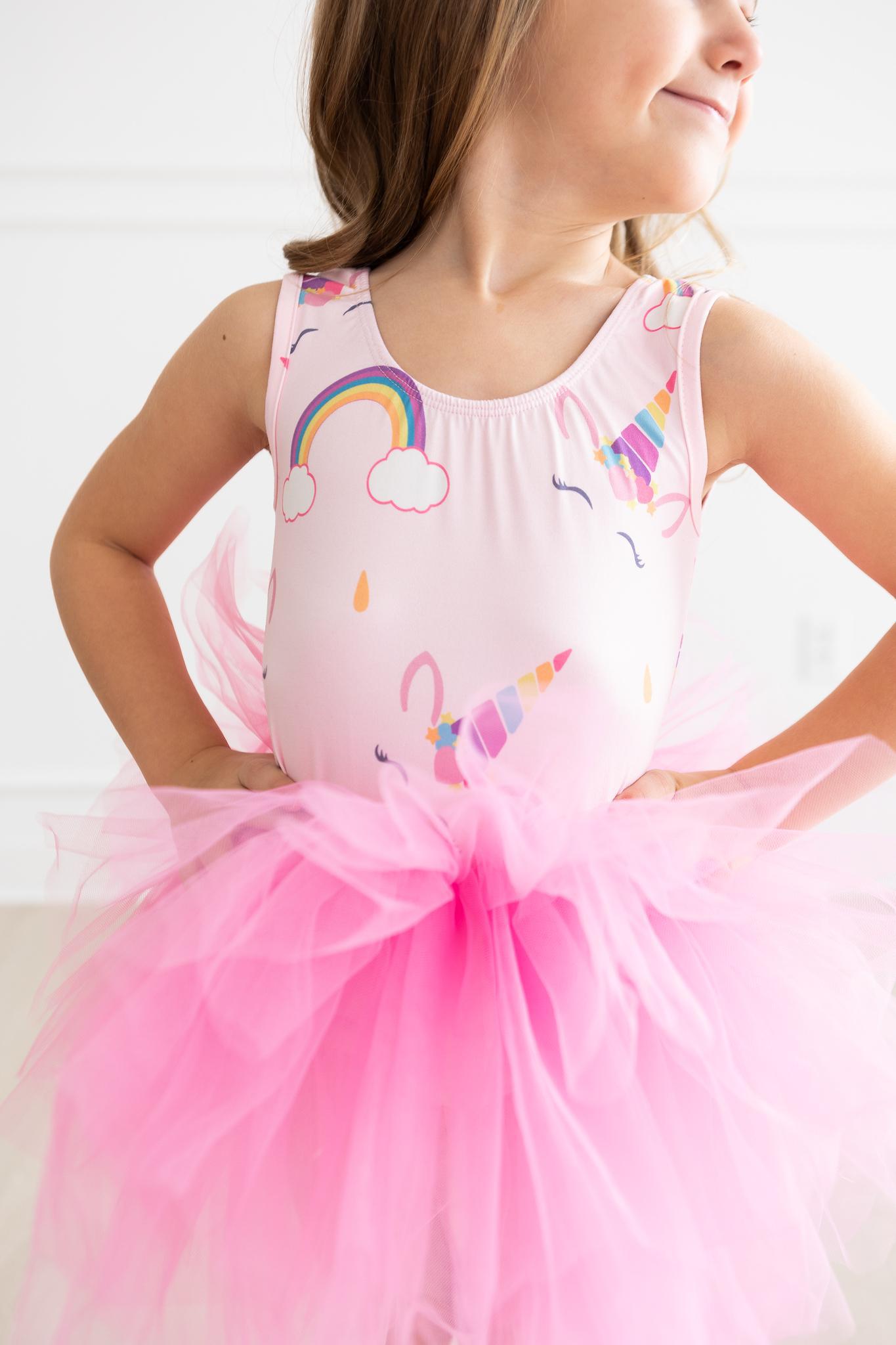 Bubblegum Unicorn Tank Tutu Leotard