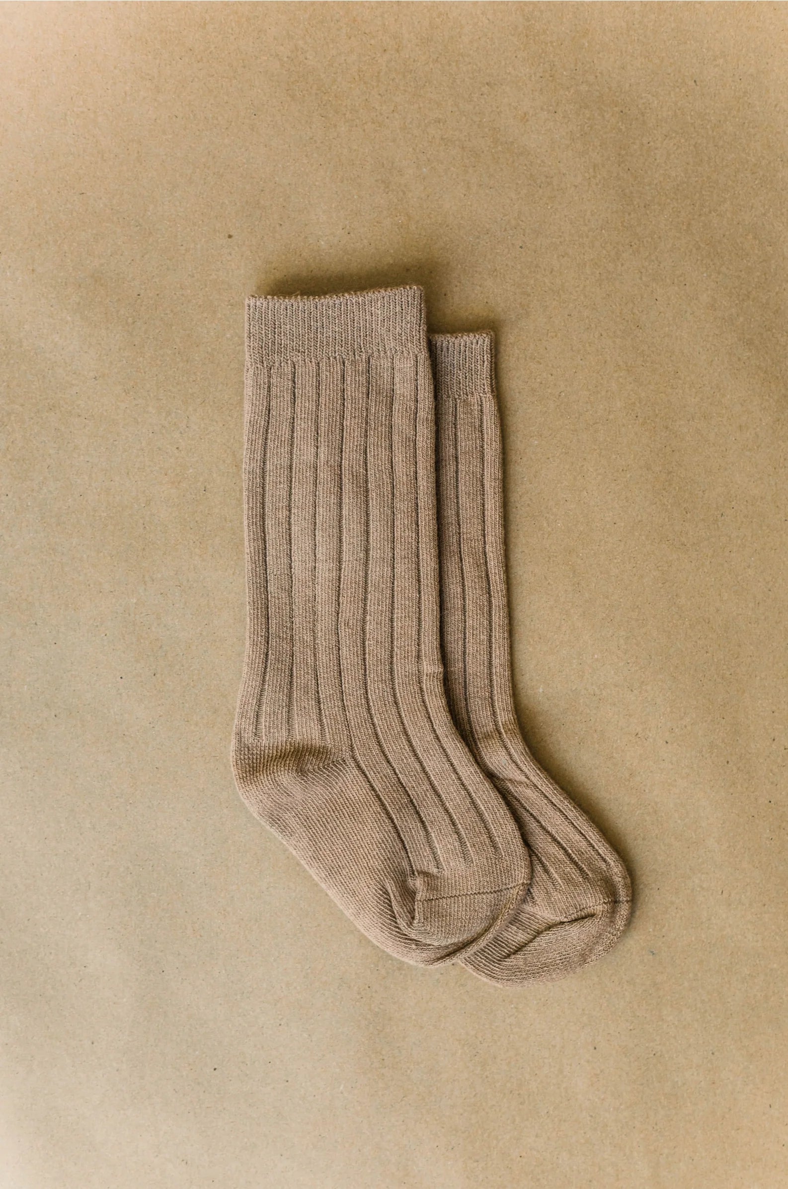 Back To School Brown-knee High Socks