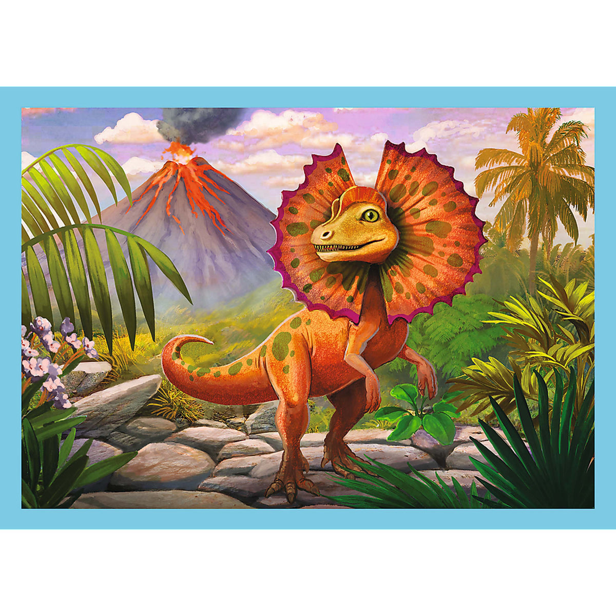 Preschool 4 In 1 Puzzle - Unique Dinosaurs