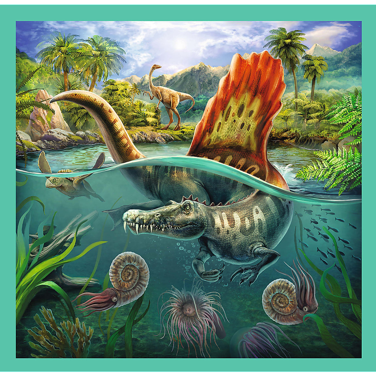 Preschool 3 In 1 Puzzle - The Extraordinary World Of Dinosaurs