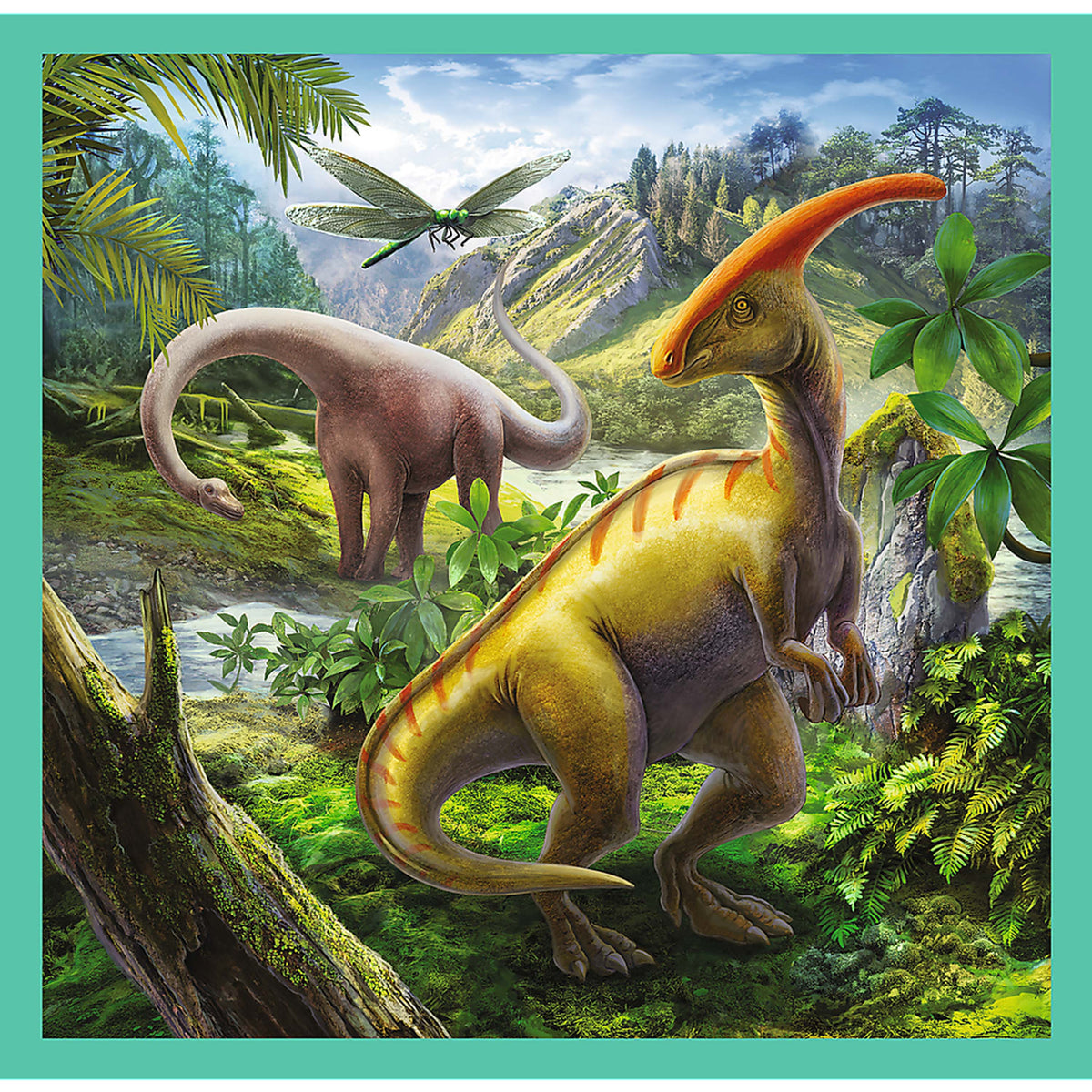 Preschool 3 In 1 Puzzle - The Extraordinary World Of Dinosaurs